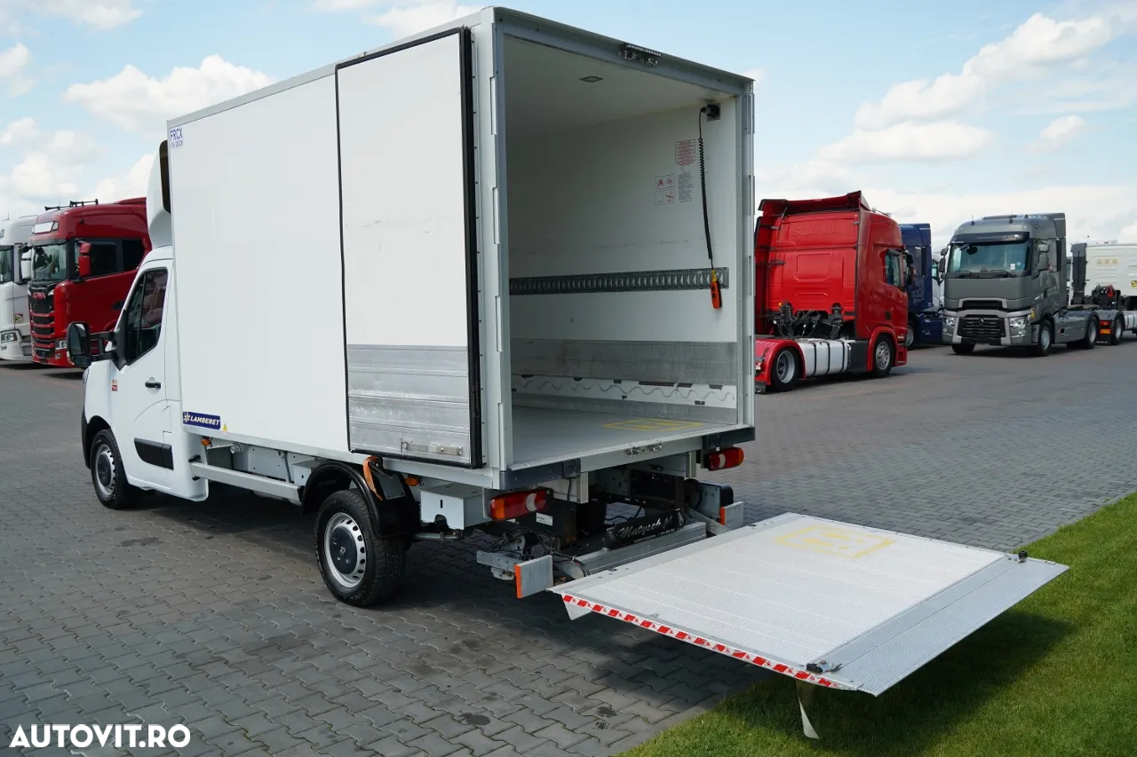 Renault MASTER / FRIGIDER / LAMBERT / UNITATE CARRIER XARIOS 350 / ELEVATOR DHOLLANDIA 750 KG / MASĂ NETĂ: 3500 KG / 2020 - 17