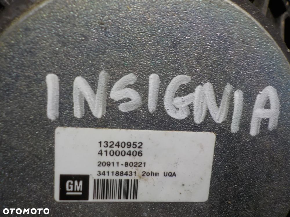 OPEL INSIGNIA  GŁOŚNIK GŁOŚNIKI SUBWOOFER INFINITY ZESTAW 13240963  13240952  13240968 - 6