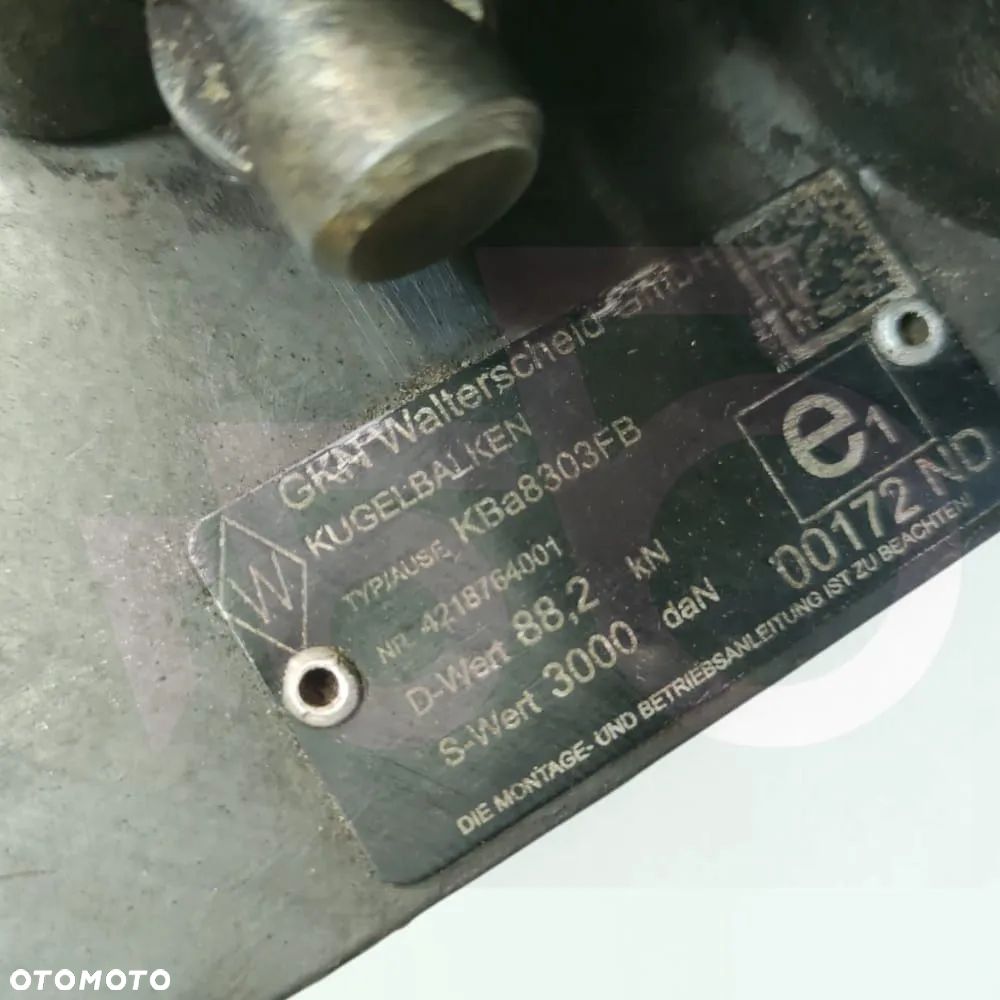 Płyta nośna K80 Walterscheid KBa8303FB Claas Arion 640 Dyna 6 - 8