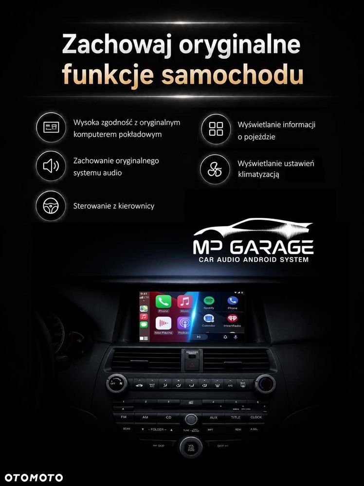 Honda Accord 8 USA Nawigacja Android CarPlay/AndroidAuto 4G Qled Montaż Gwarancja PL - 5