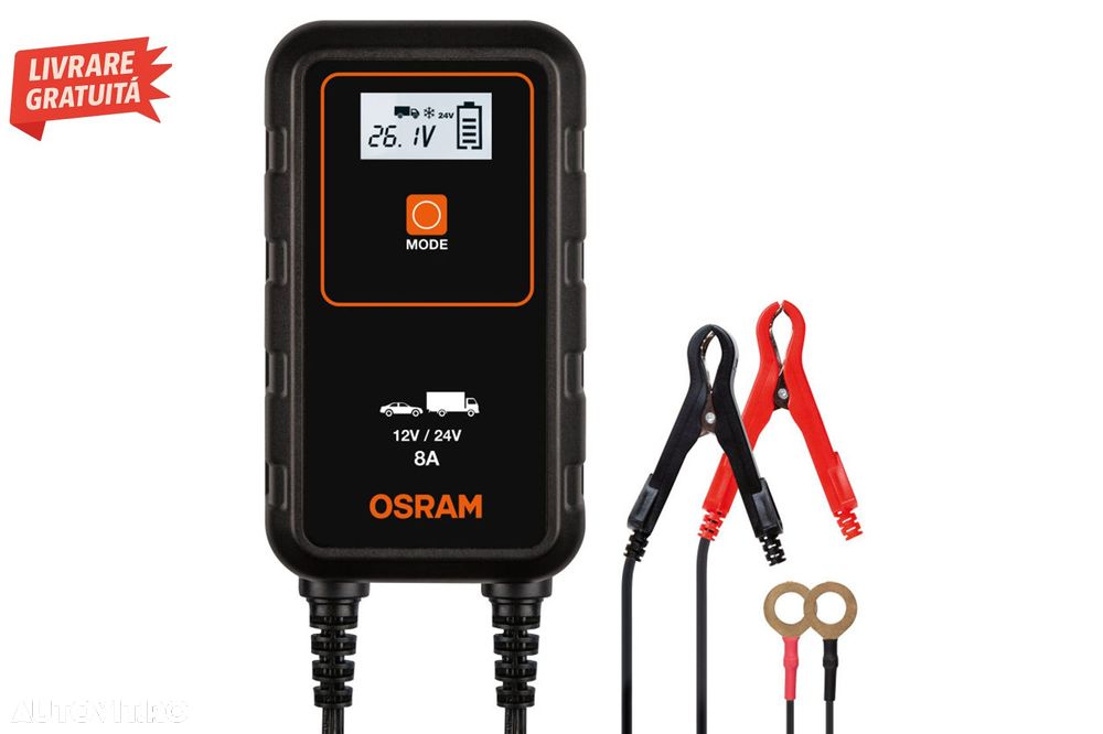 Redresor auto Osram BATTERYcharge 908 OEBCS908- livrare gratuita - 9