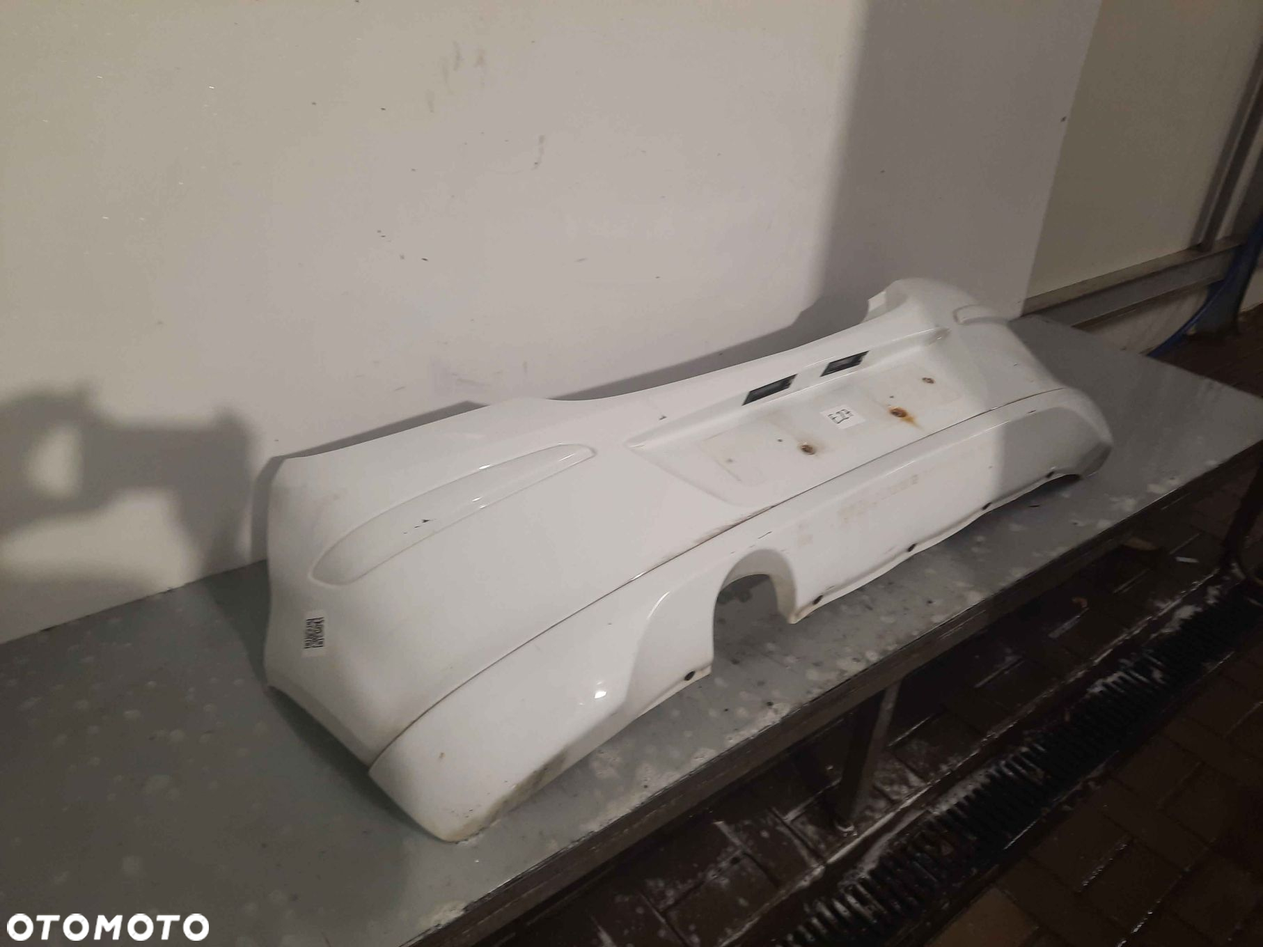 } ZDERZAK TYŁ TYLNY OPEL CORSA D Y474 BIAŁY 3D 3 DRZWI HB - 2