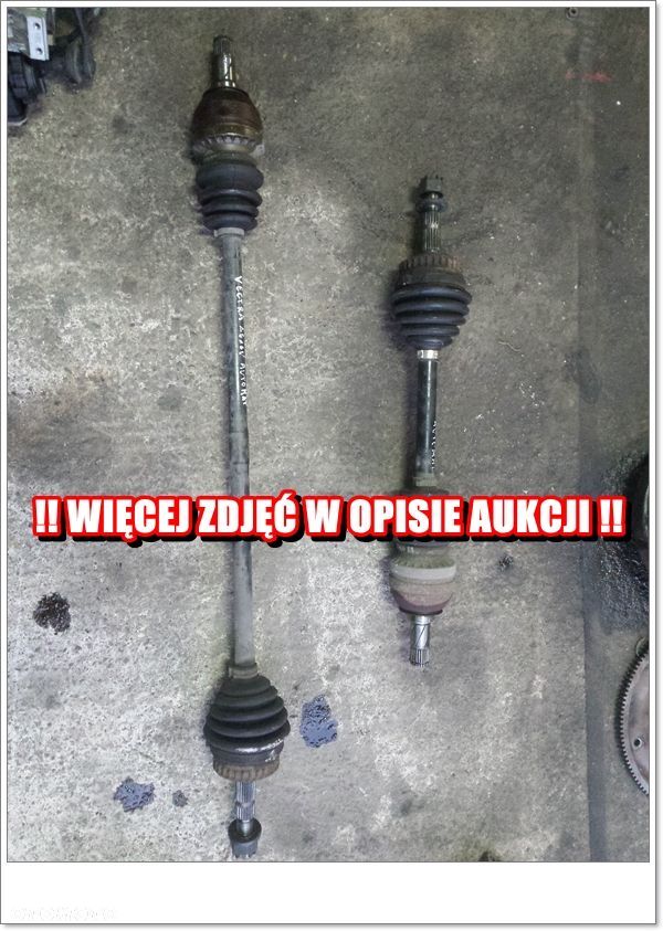 PÓŁOŚ PRAWA DŁUGA OPEL VECTRA 1.6 16V AUTOMAT - 1