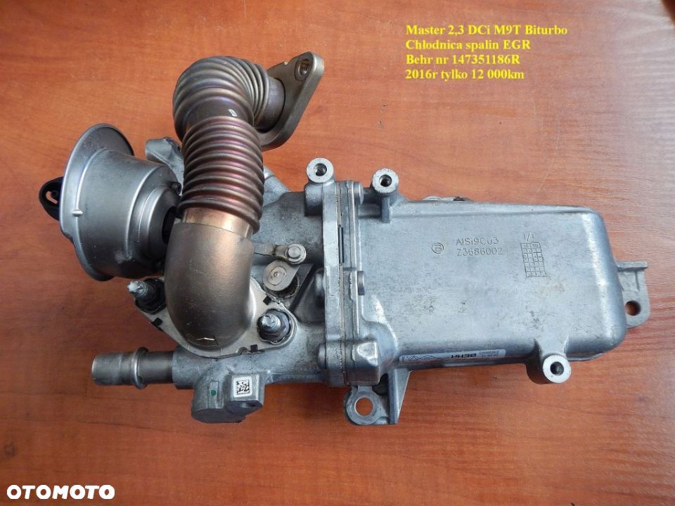 Chłodnica EGR MASTER 2,3 DCI M9T BITURB 147351186R - 1