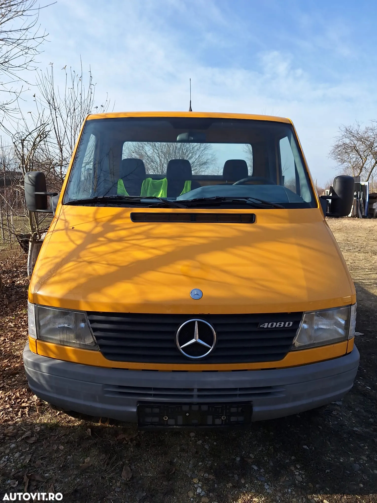 Mercedes-Benz 3.5t Sprinter 408D-autoplatforma BA14-punte dubla /km 215000 reali +rampe - 6