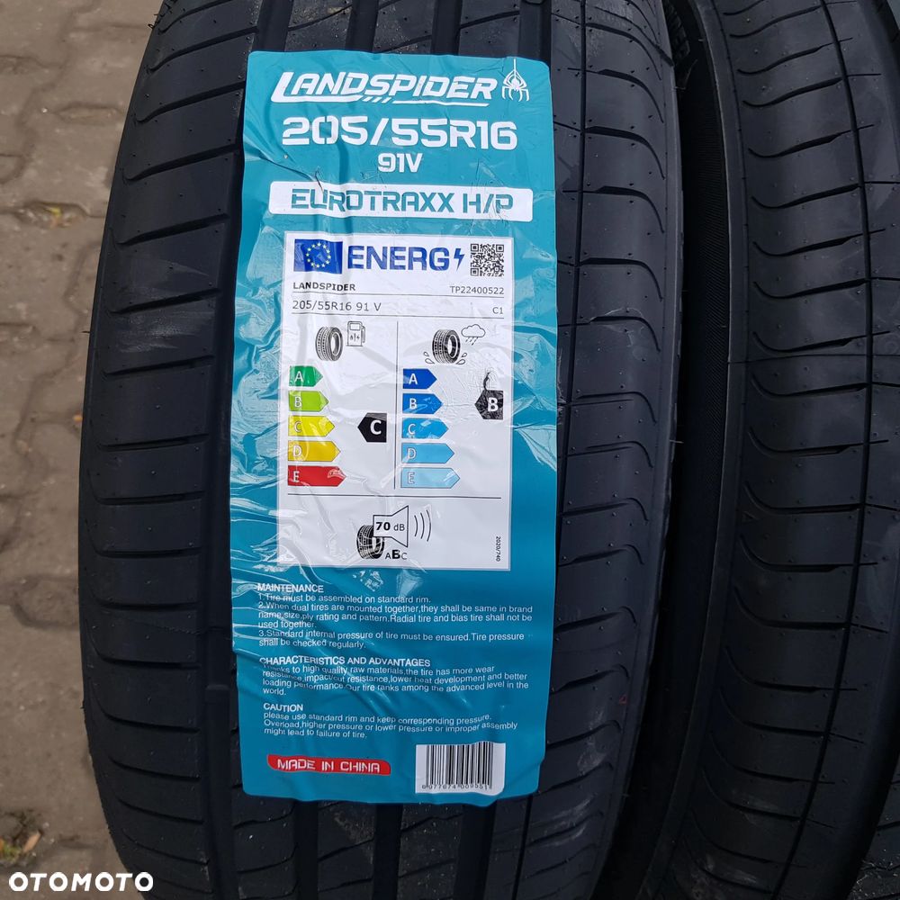 4x 205/55R16 Landspider Eurotraxx HP Komplet opon letnich - 2