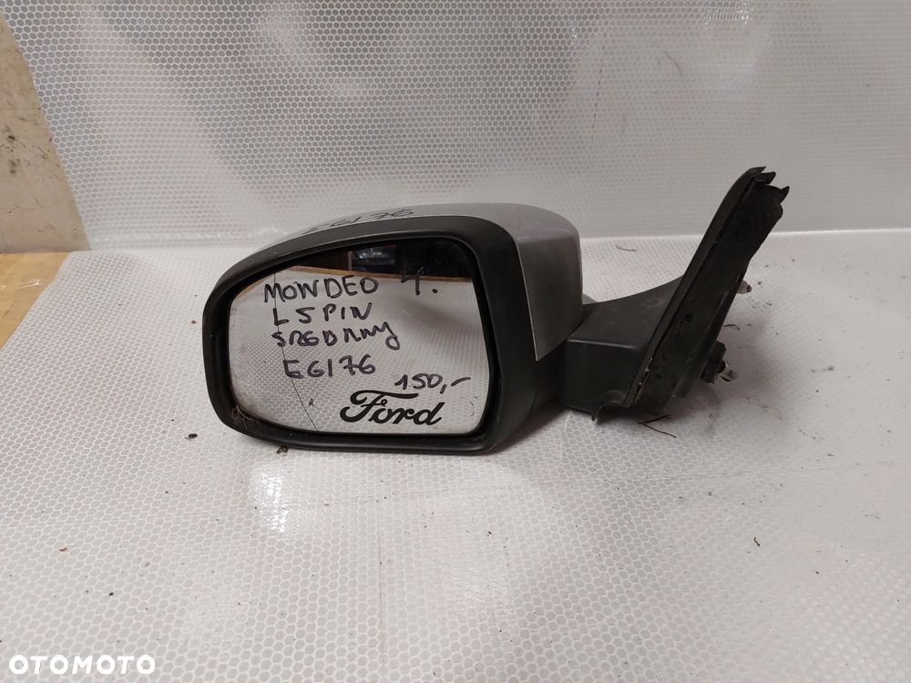 - LUSTERKO ELEKTRYCZNE LEWE FORD MONDEO IV MK.4 SREBRNY 5PIN - 4