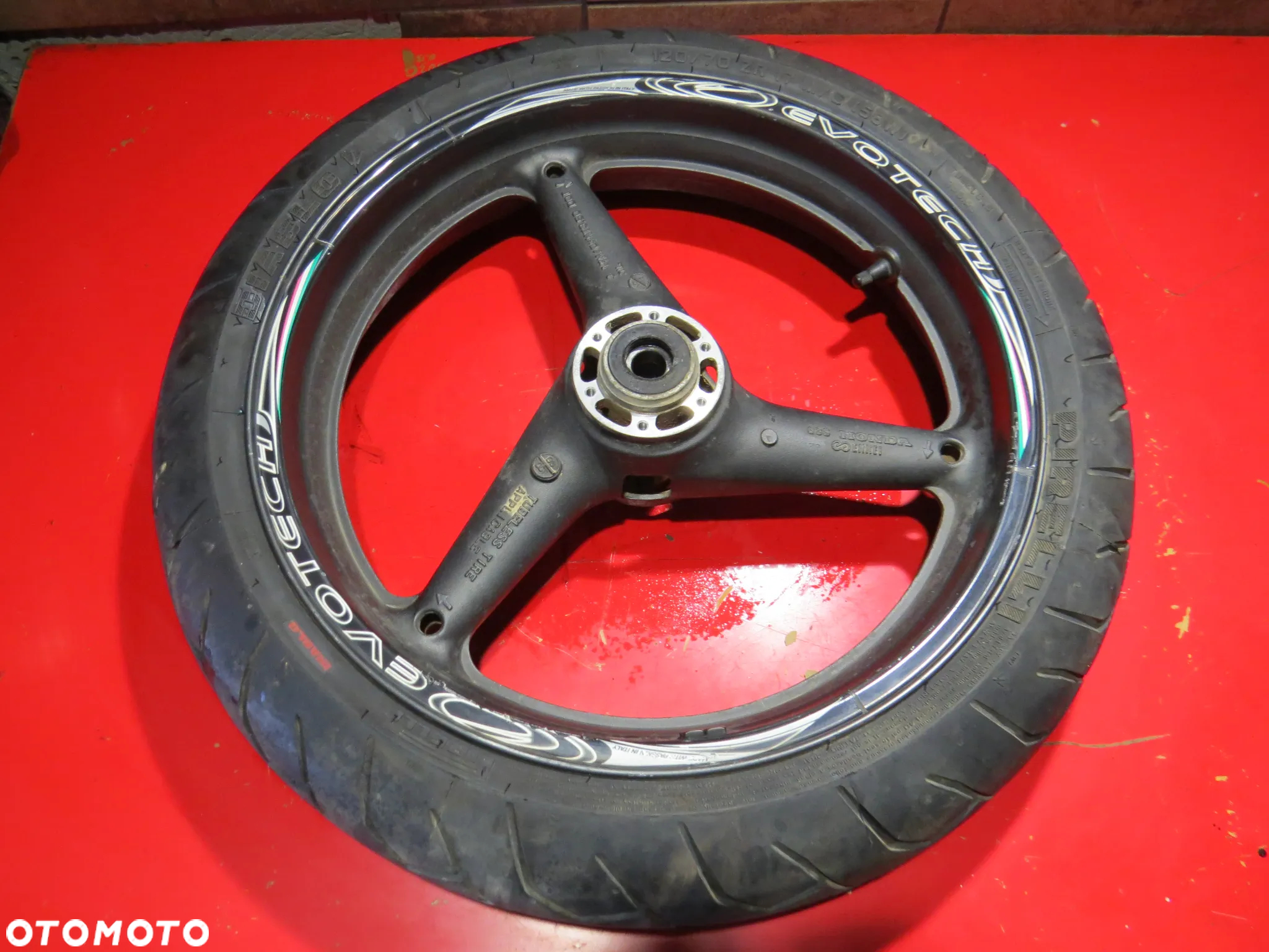 HONDA HORNET 600 PC36 03 koło przód felga opona przednie 120/70-17 - 7