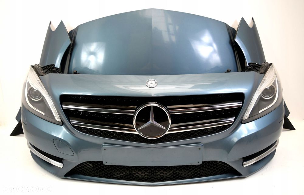 MERCEDES B KLASA W246 ZDERZAK CHŁODNICE PAS LAMPY BI XWNON BŁOTNIKI - 1
