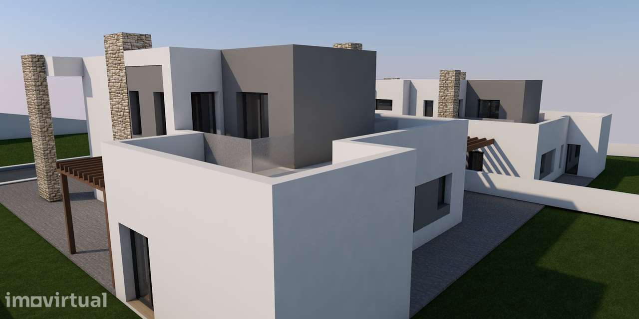 Terreno c/Projeto Aprovado p/2 Moradias entre Lourinhã e Torres Vedras - Grande imagem: 2/24
