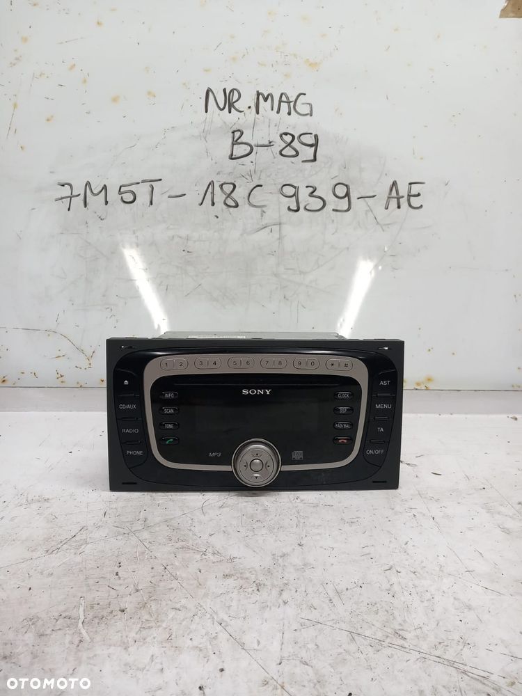 RADIO FORD FIESTA MK6 LIFT 7M5T-18C939-AE - 1