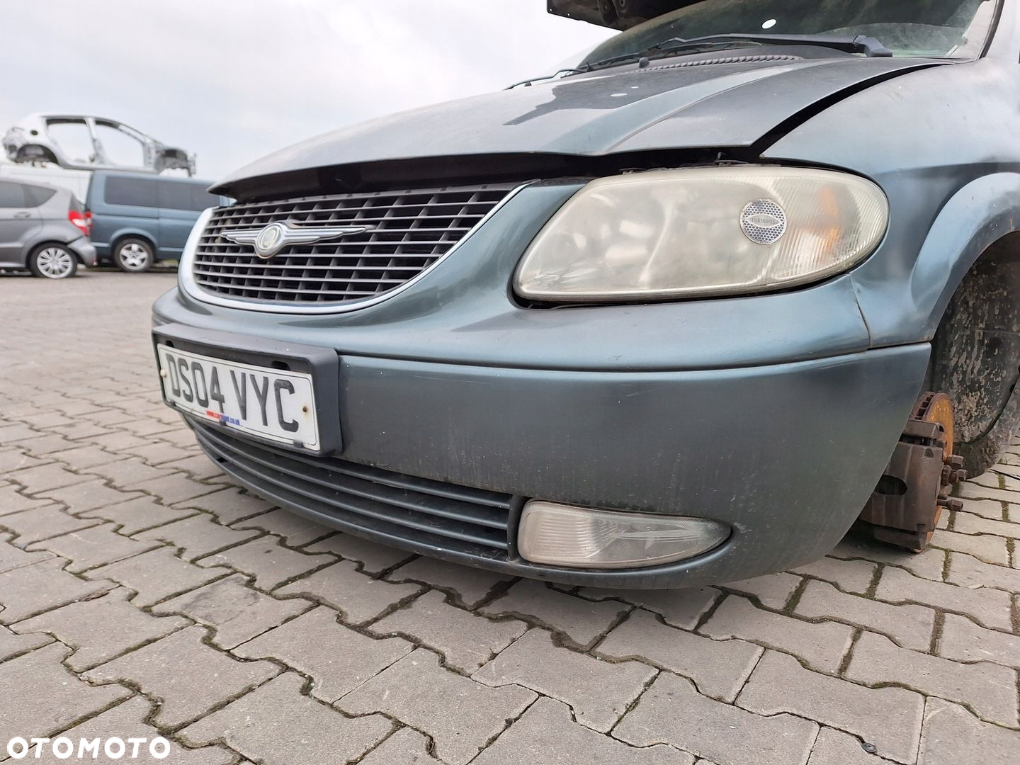 CHRYSLER VOYAGER RG 4 IV PRZÓD ZDERZAK MASKA LAMPA BŁOTNIK PAS CHŁODNICE - 5