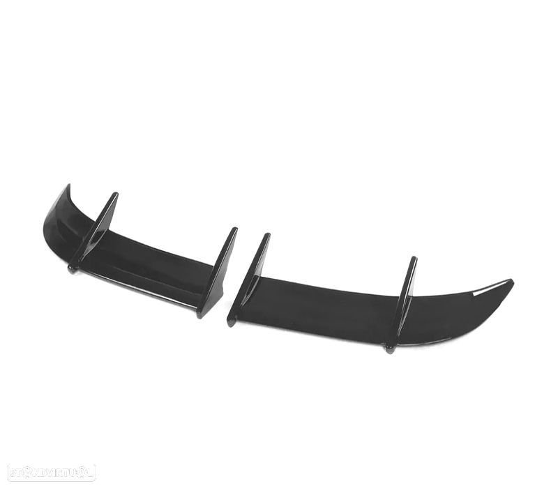 AILERON SPOILER VOLKSWAGEN VW GOLF 8 20- LOOK AK PRETO BRILHANTE - 1