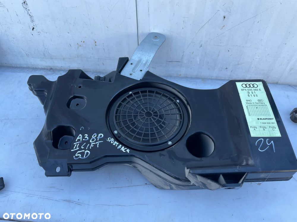 SUBWOOFER GŁOŚNIK AUDI A3 8P LIFT 8P4035382E - 1