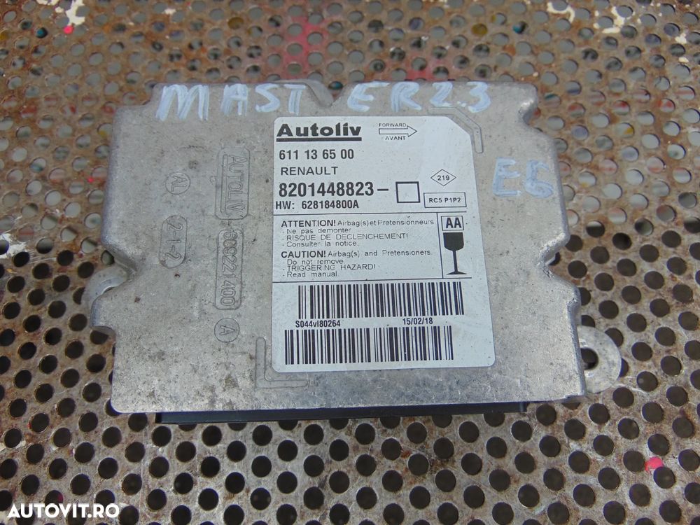 Modul airbag Renault Master 2011-2020 Opel Movano Nissan nv400 cod 8201448823 - 2