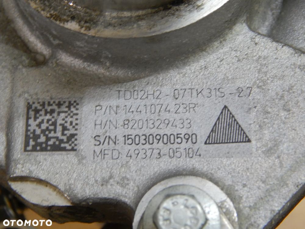 Turbina 1.2 TCe Dacia Sandero duster Logan Renault Clio Captur kadjar 09-20 Łuków części - 6