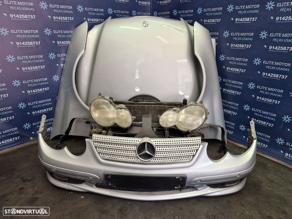 Frente completa usada MERCEDES CLASS C W203 SPORT COUPE AMG 220 CDI parachoques capot oticas guarda lamas reforço - 3