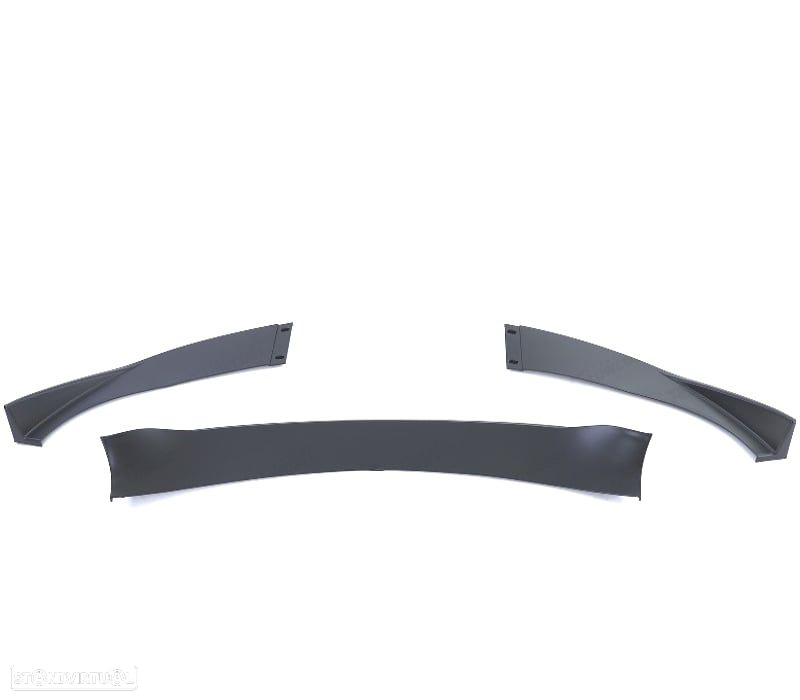 SPOILER LIP BMW E60 E61 03-10 LOOK PACK M HAMANN PRETO MATE - 2