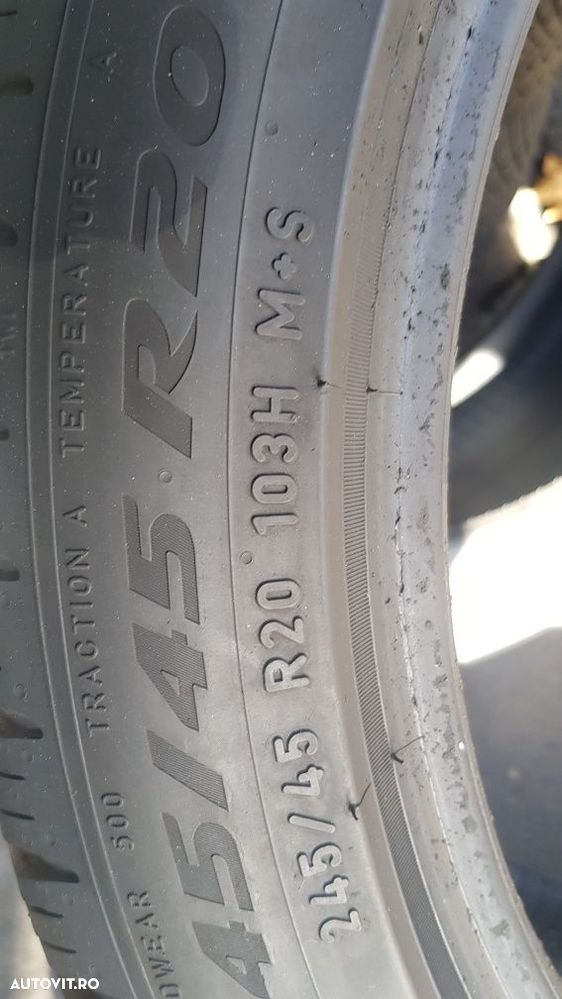 Anvelope 2x245 45 20 pirelli allsesion dot 22 mm 5.3 - 6