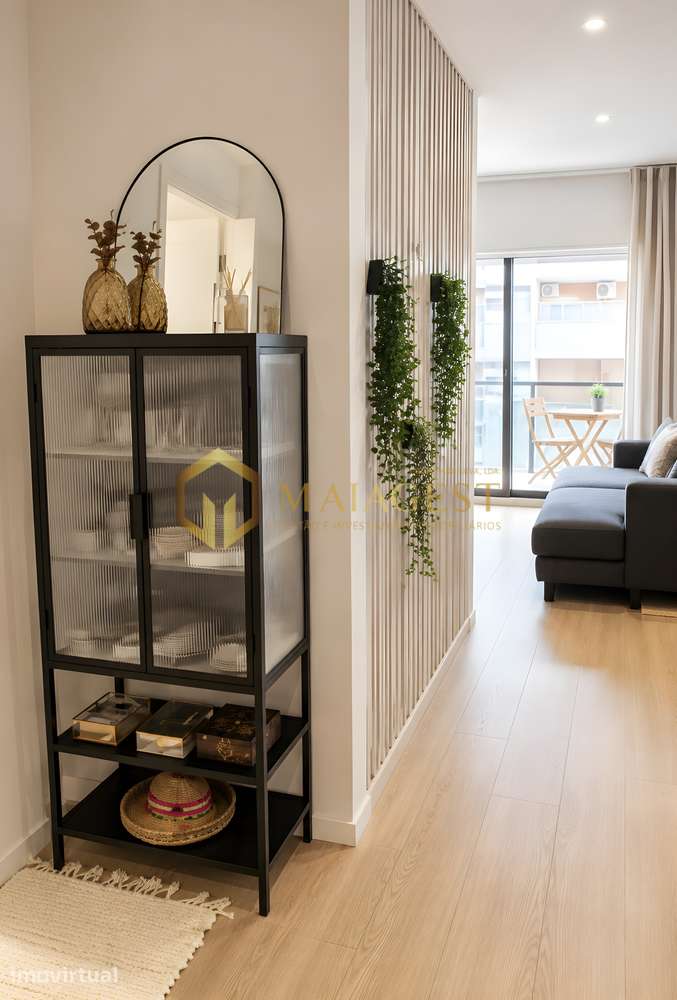 Apartamento T1 Mobilado e Equipado em Leça da Palmeira - Grande imagem: 3/11