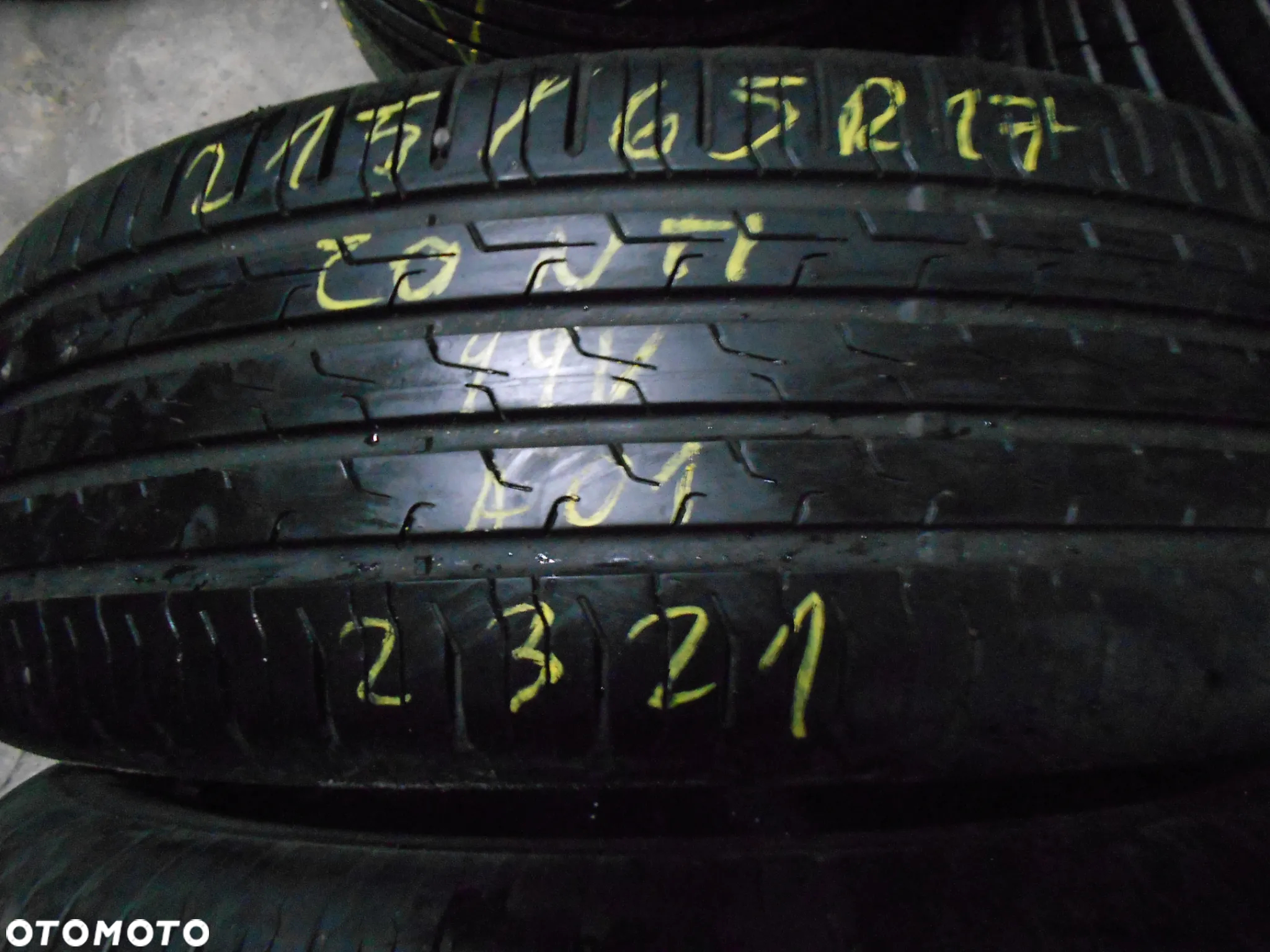OPONY 215/65R17 CONTINENTAL ECO CONTACT 6 AO1 DOT2321  7.5MM - 2