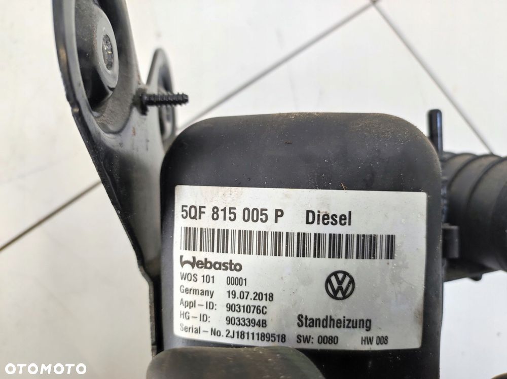 webasto ogrzewanie postojowe vw tiguan ii 2 5na 2.0 tdi - 10