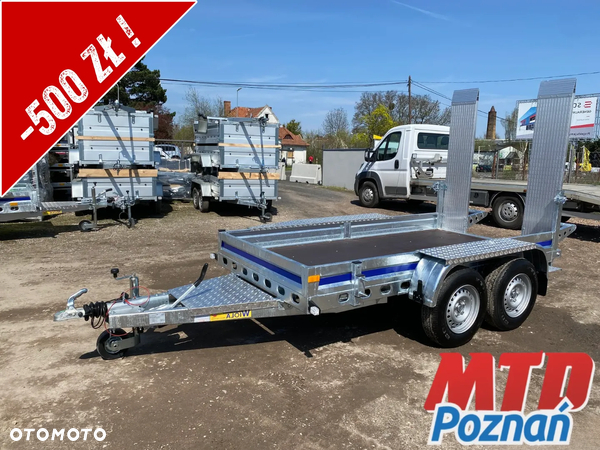 Wiola | 292x142x20cm | DMC 2700kg | DO PRZEWOZU MINIKOPAREK MASZYN I SPRZĘTU BUDOWLANEGO | RATY | LEASING | DOSTAWA