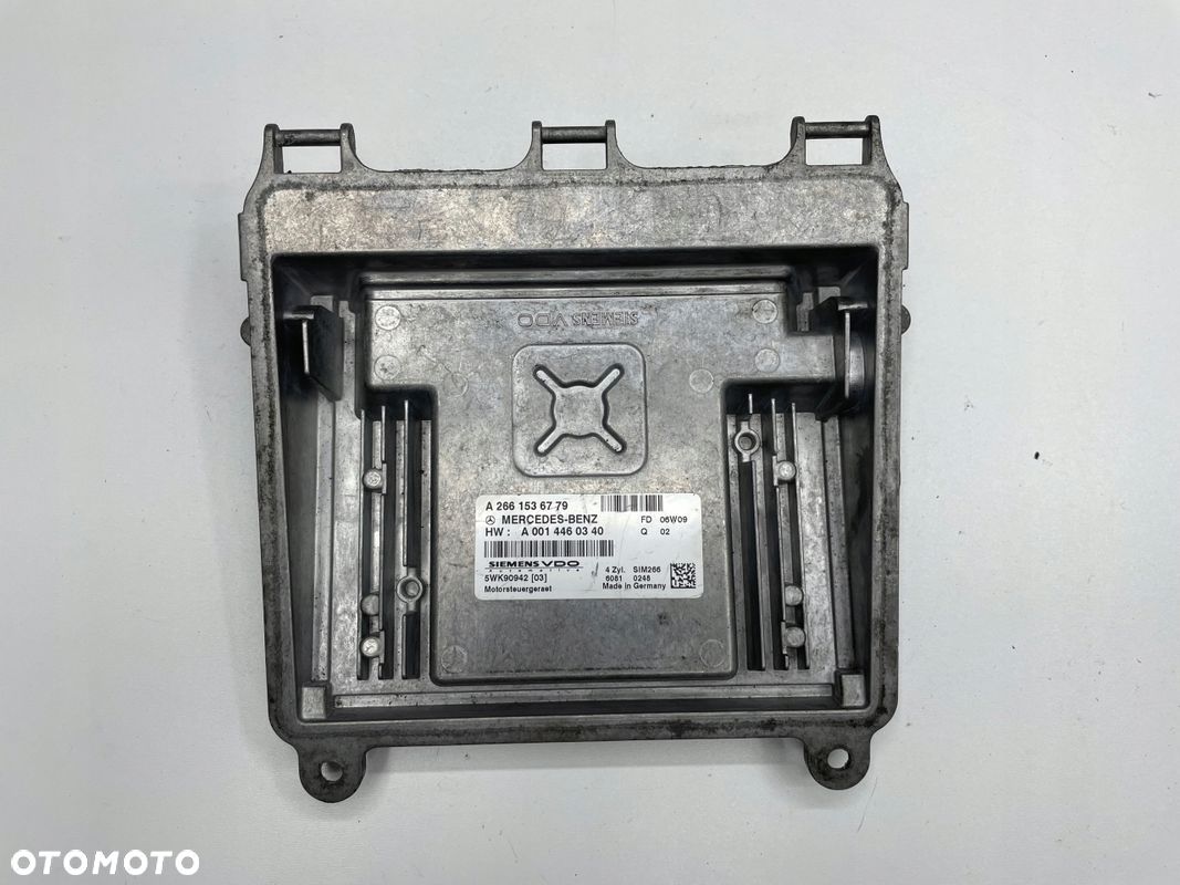 A2661536779 Komputer silnika Mercedes W169 1.5B SIEMENS - 1