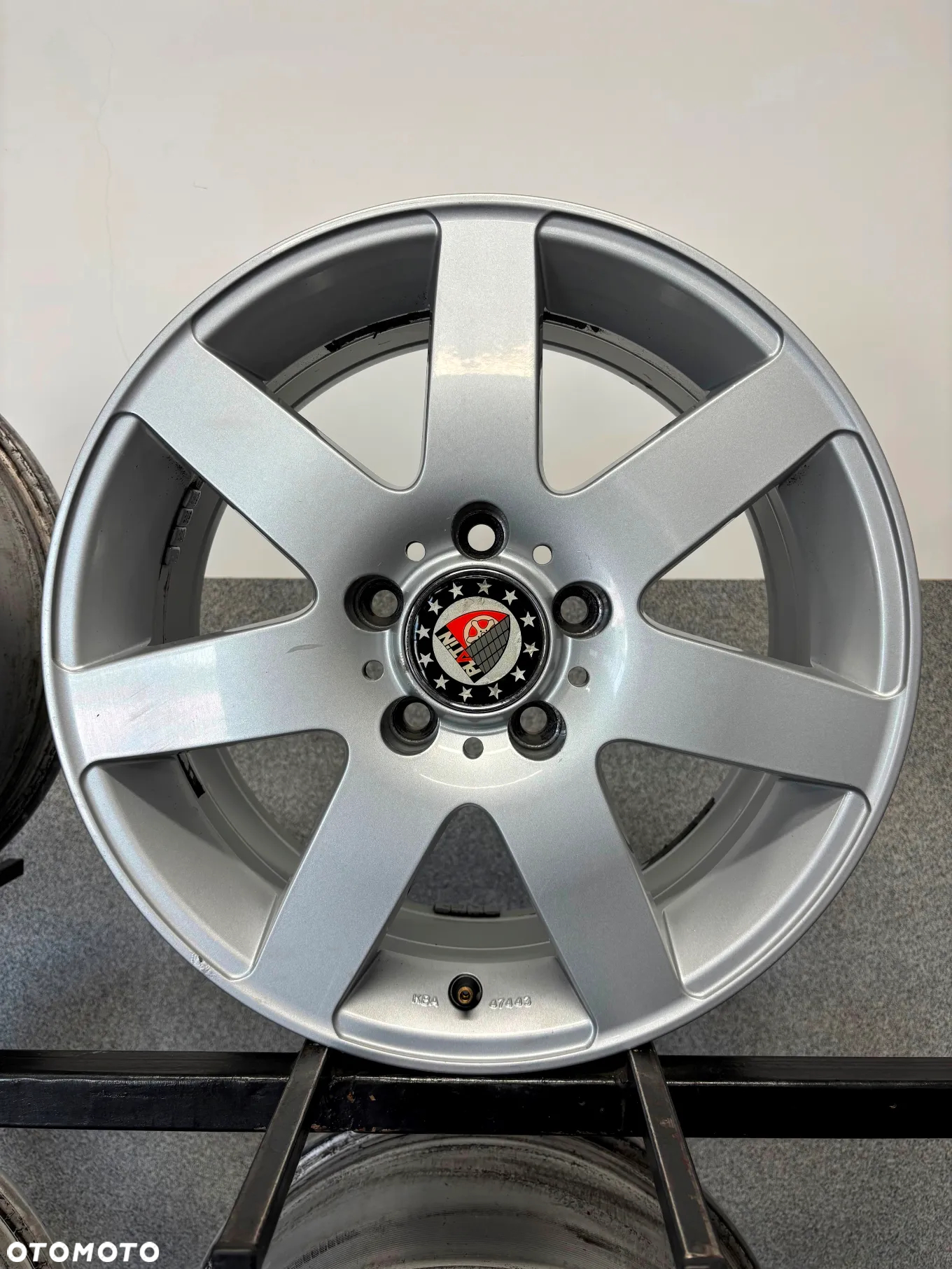 4 FELGI ALU. VW PASSAT,ARTEON,CADDY,SEAT LEON,SKODA OCTAVIA,MERCEDES KLASA C,E,COUPE 16'' 7J ET38 PLATIN - 5