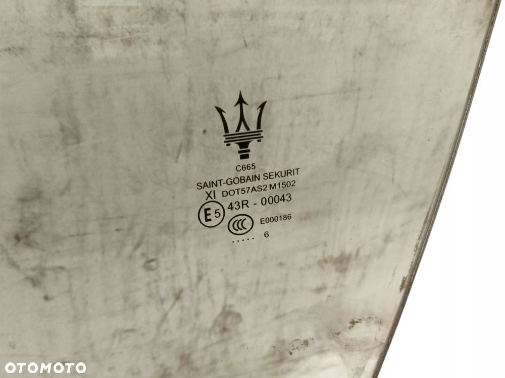 SZYBA DRZWI LEWY PRZÓD MASERATI GHIBLI III (2013-2017) 3.0 D 250KM - 3