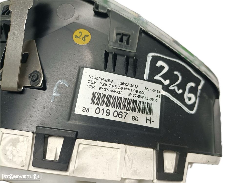 Quadrante Peugeot 208 I (Ca_, Cc_) - 4