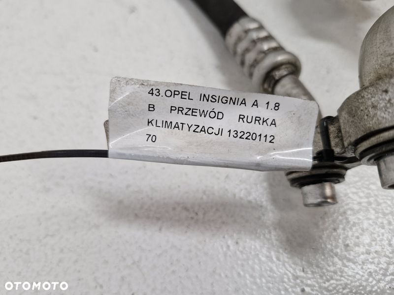 opel insignia a 1.8 b przewód rurka klimatyzacji 13220112 - 6