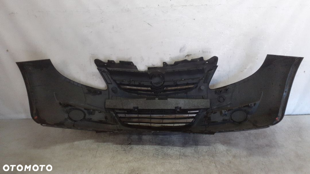} ZDERZAK PRZÓD PRZEDNI OPEL CORSA D Z168 SZARY GRAFIT USZKODZONY ! - 5