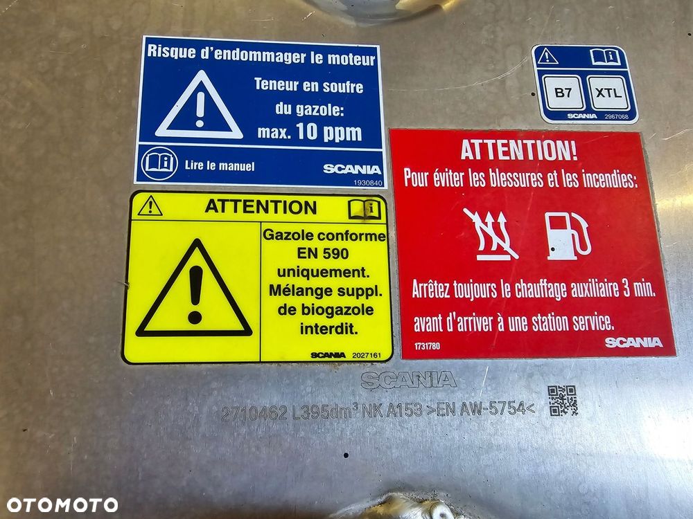 ZBIORNIK PALIWA SCANIA S R NGS 395 LITRÓW 2170462 - 4