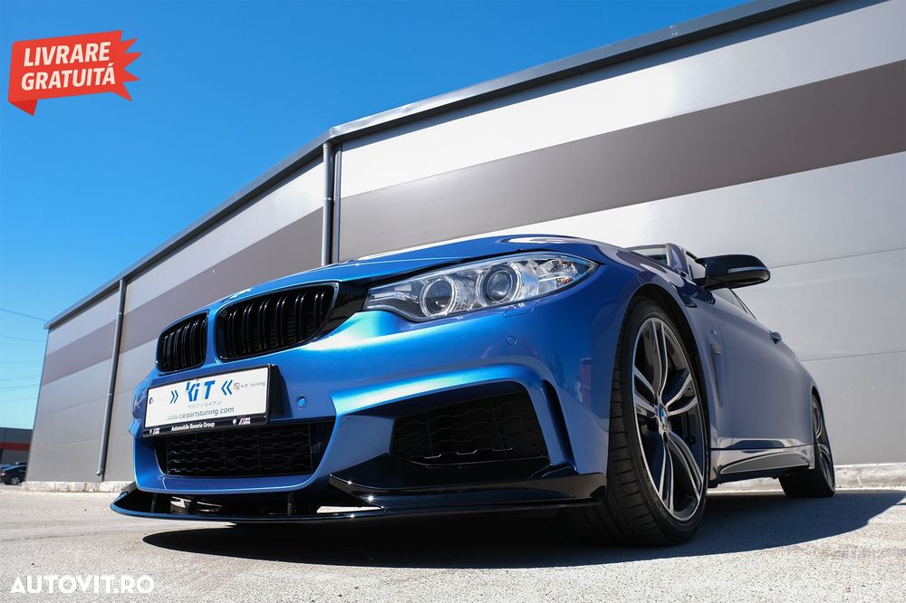 Grile Centrale BMW 4 Series F32 F33 F36 (2013-03.2019) Piano Black M Design- livrare gratuita - 6