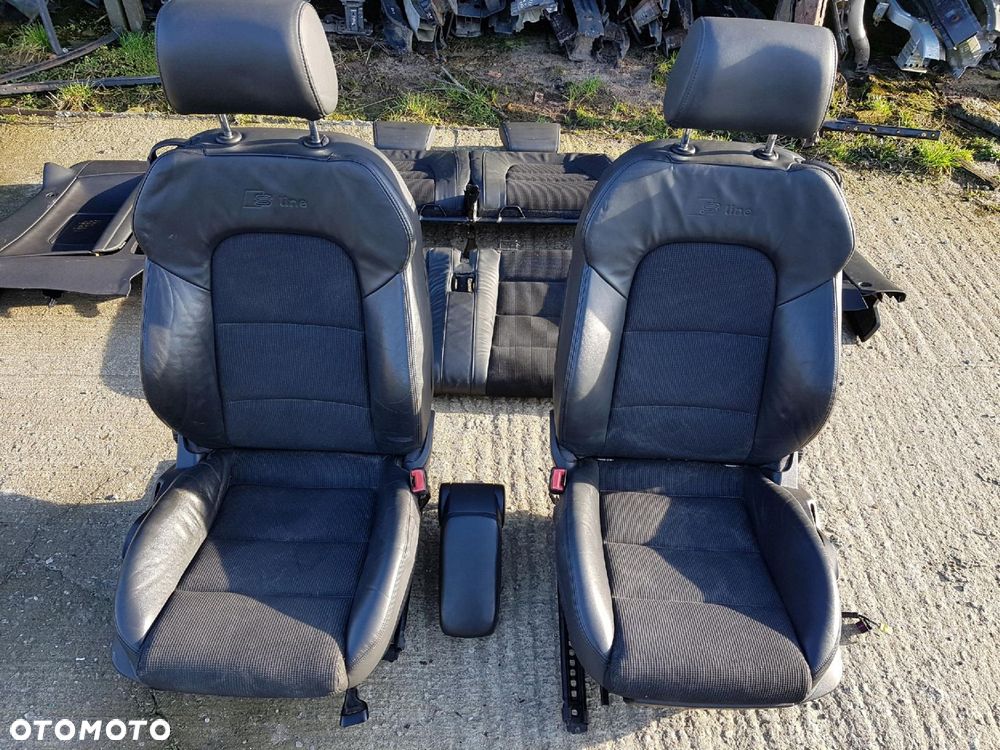 AUDI A3 8P CABRIO S-LINE FOTELE PÓŁSKÓRY KANAPA - 2