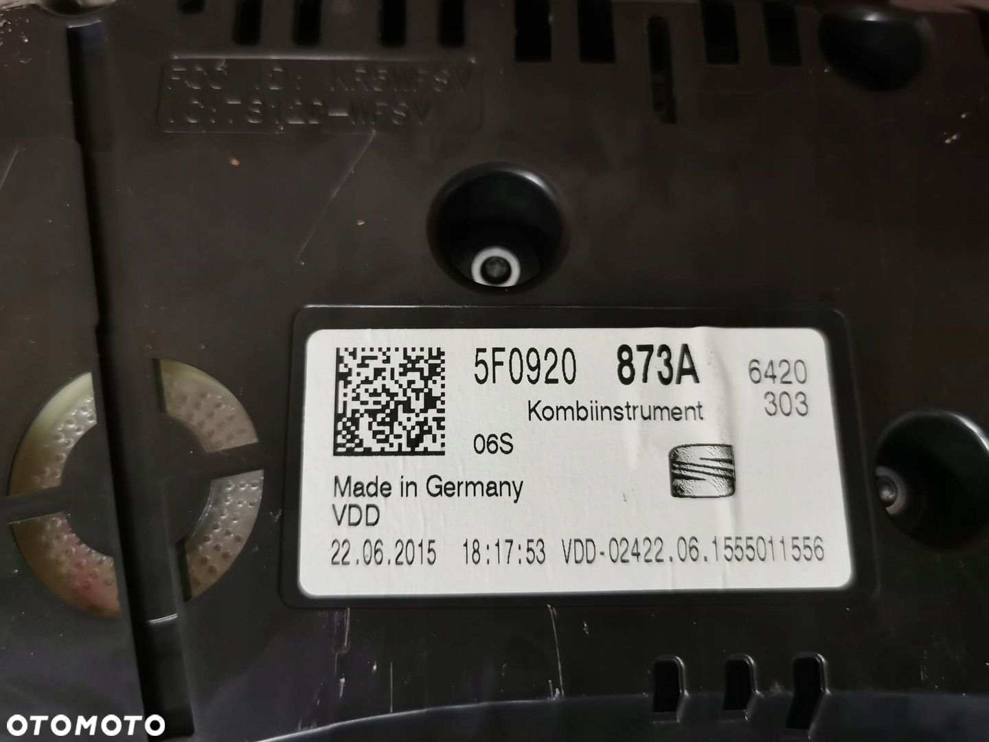 LICZNIK ZEGAR SEAT LEON III OE 2.0 EU 5F0920873A - 3