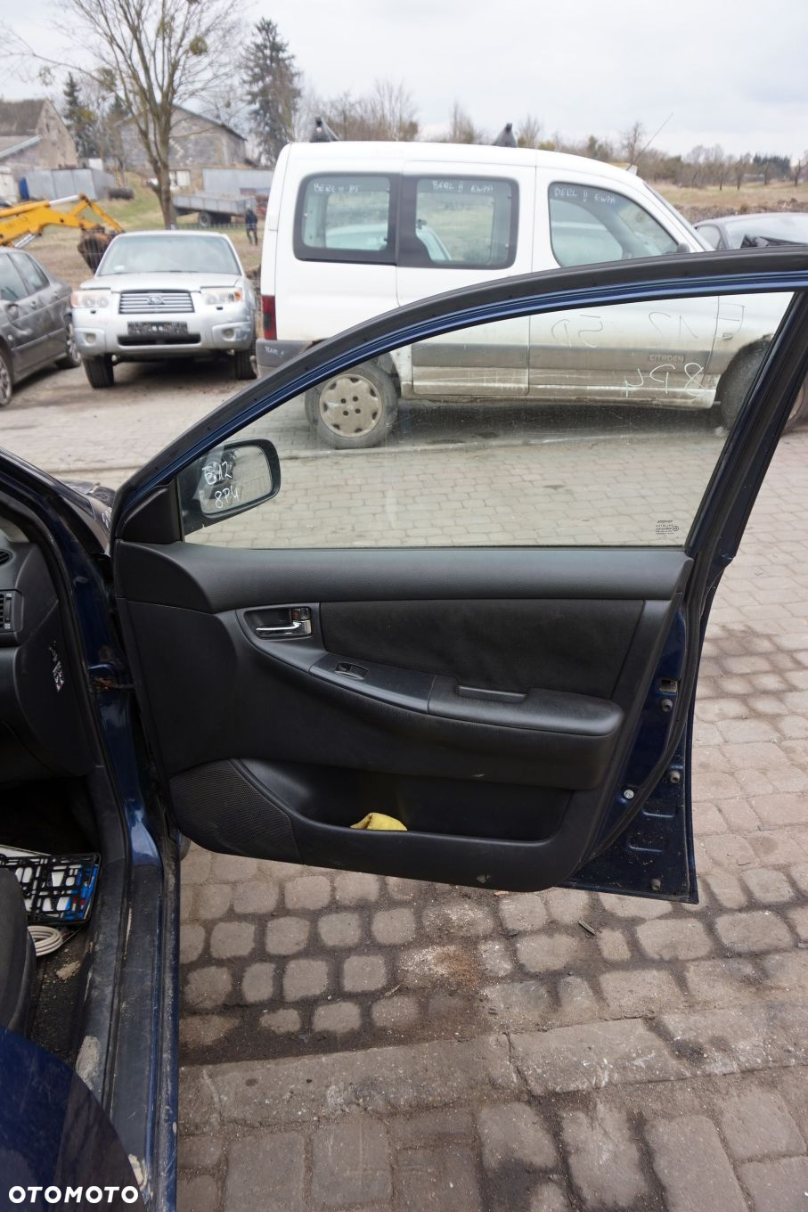 DRZWI PRZEDNIE PRAWE COROLLA E12 LIFT 5D HB 8P4  GRANATOWY TOYOTA 2004-2007 - 5