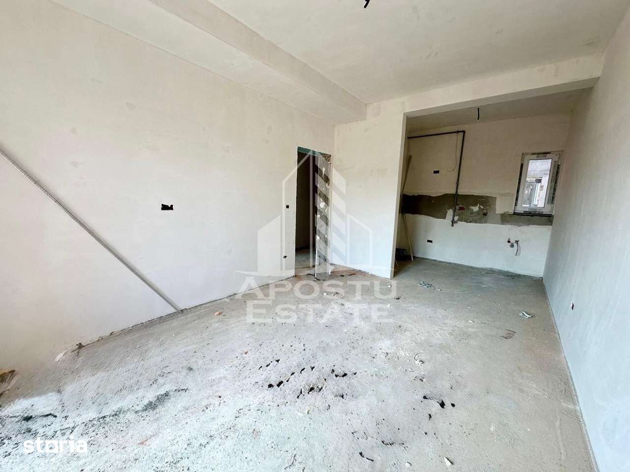 Apartament cu 2 camere, etaj 2, bucatarie semideschisa, Giroc — fotografia 1