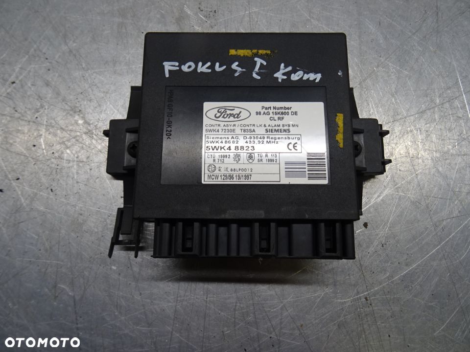 FORD FOCUS MK1 98-01 MODUŁ KOMFORTU 15K600DE - 1