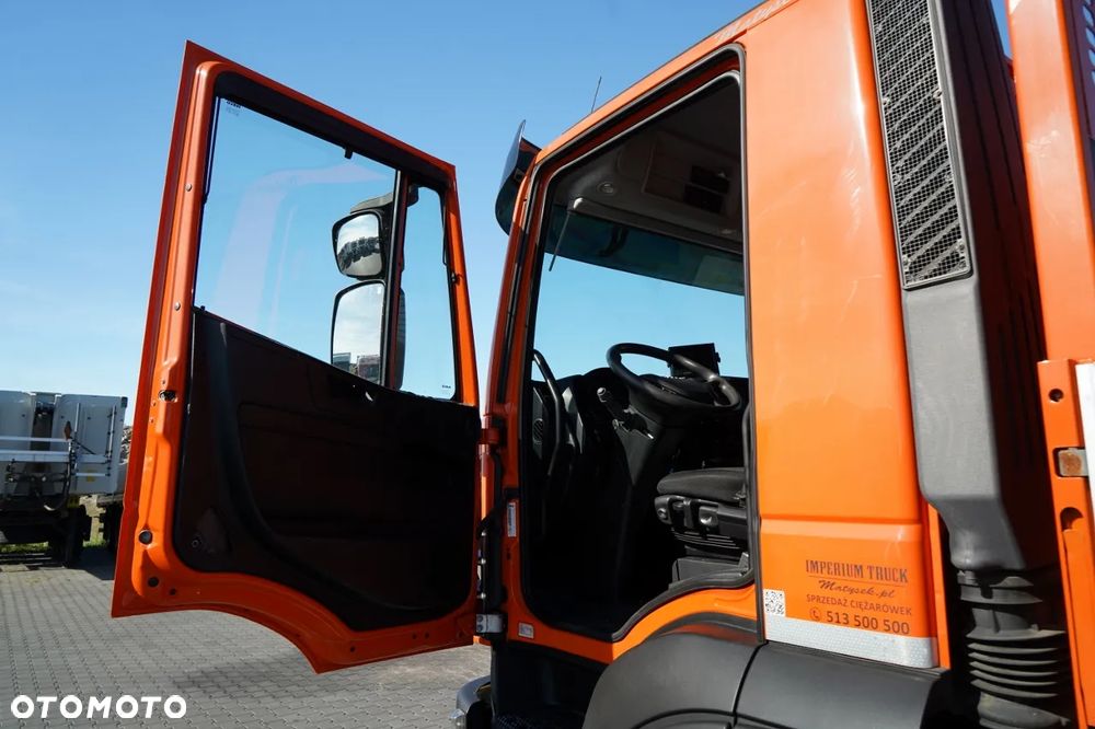 Iveco STRALIS 420 / 6X2 / SKRZYNIOWY 6,5m + HDS FASSI. F185 MAX UDŹWIG 5750KG / STEROWANIE RADIOWE / ROTATOR / OPONY 100% / - 26