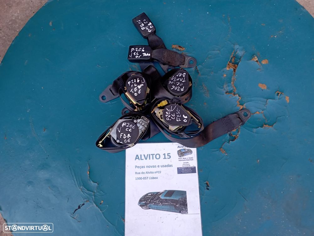 Cintos Peugeot 206 CC 2006