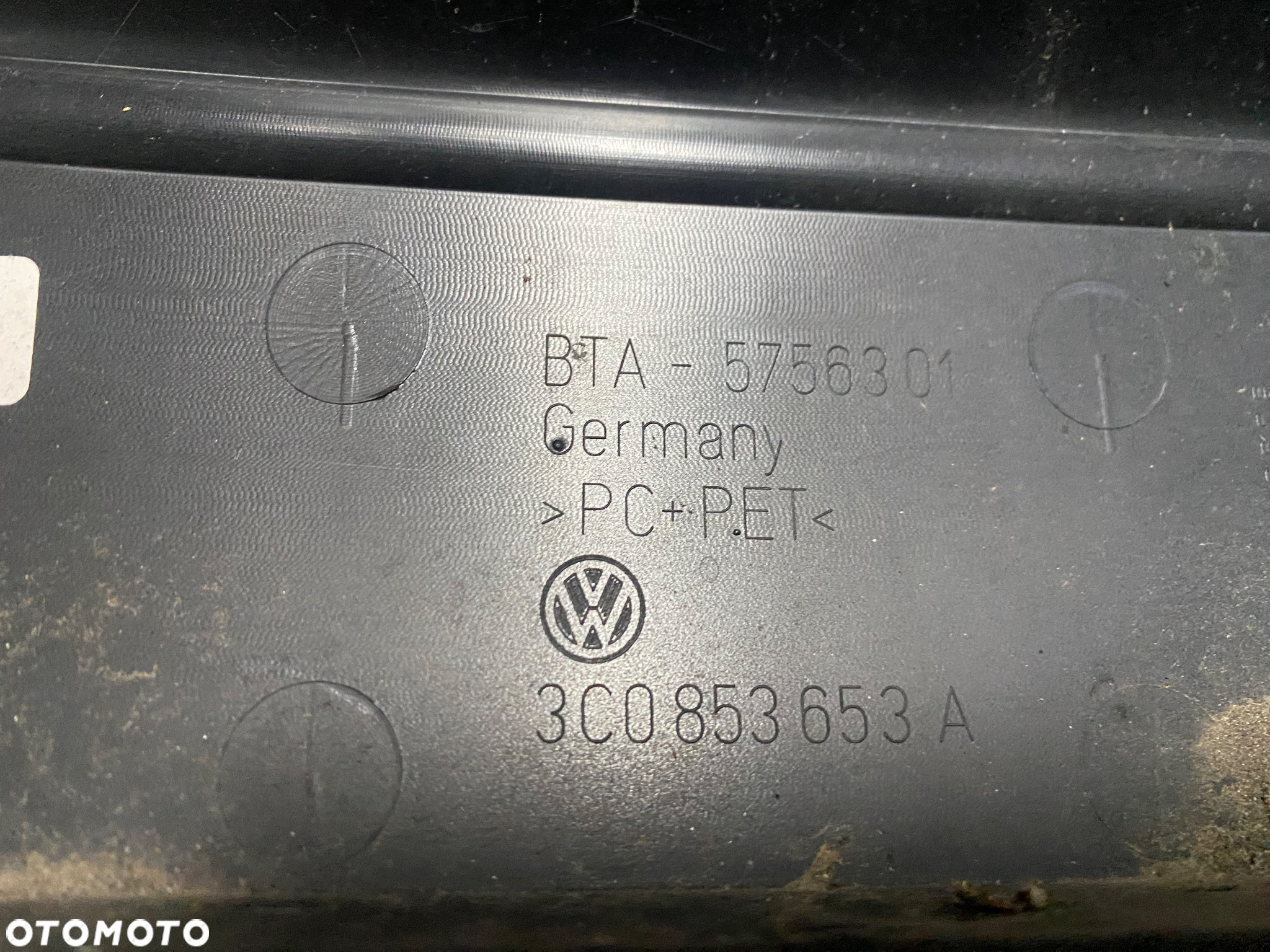 GRILL ATRAPA CHŁODNICY VW PASSAT B6 R36 3C0853653A ORG. - 3
