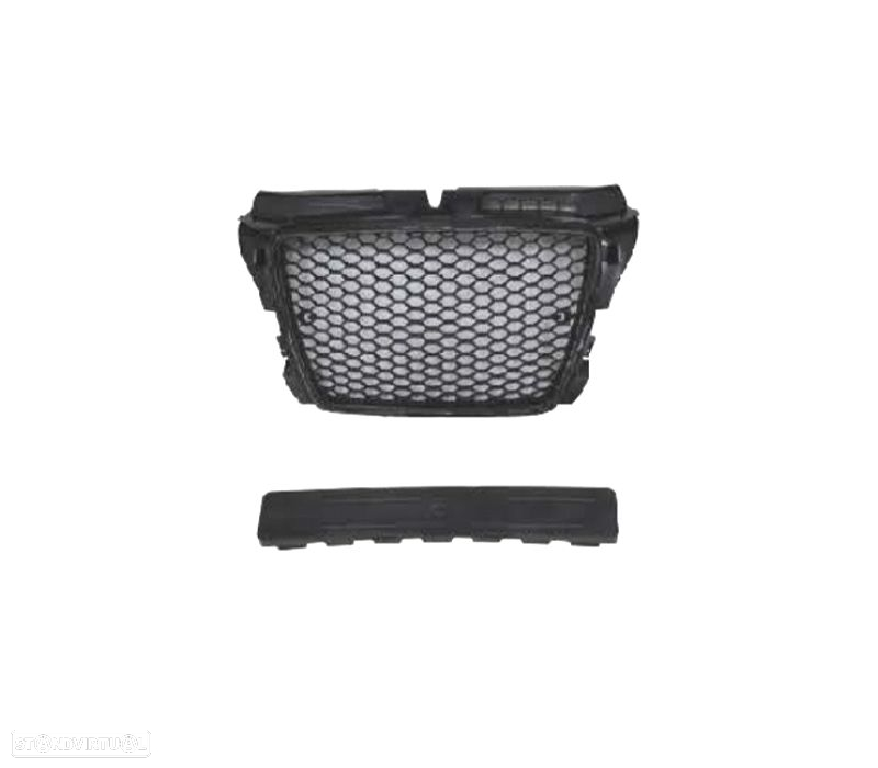 GRELHA FRONTAL AUDI A3 8P 8PA 08-12 LOOK RS3 - 2
