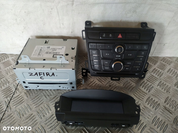 RADIO CD 22877394 WYŚWIETLACZ OPEL ZAFIRA C