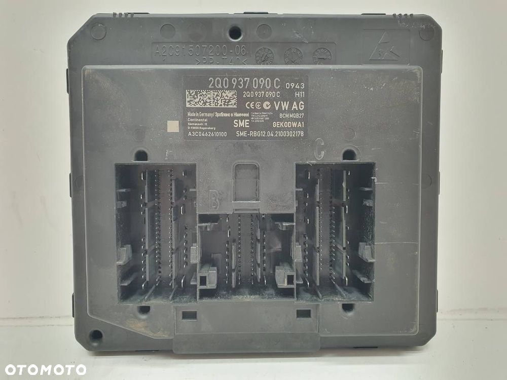 MODUŁ STEROWNIK KOMFORTU SKODA KAMIQ 2Q0937090C - 1
