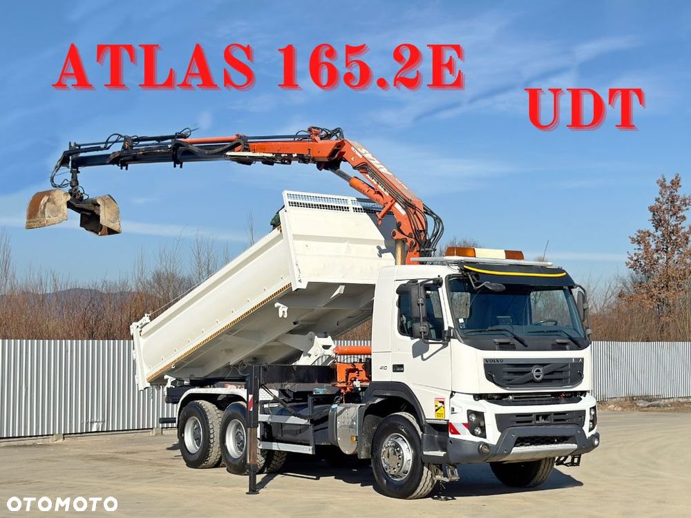 Volvo FMX 410 * WYWROTKA 5,10 m + ATLAS 165.2E + PILOT + BORDMATIC / 6x4 - 1