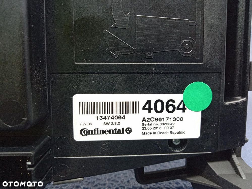 OPEL ZAFIRA III C LIFT 2016- PANEL  RADIA I NAWIGACJI 13474064 - 5