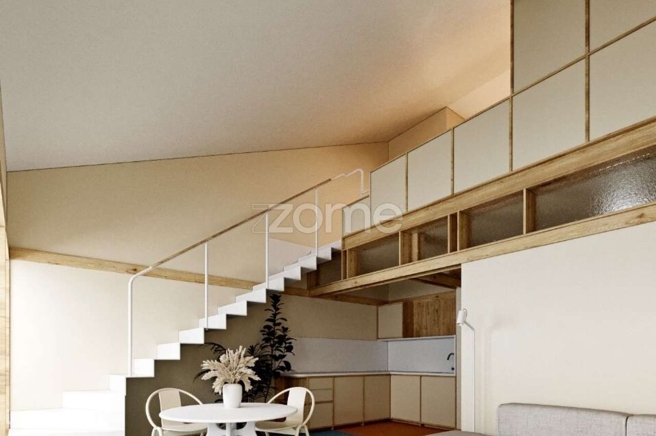 Apartamento T1 duplex mezzanine na Rua Almada Porto (fração H) - Grande imagem: 3/8