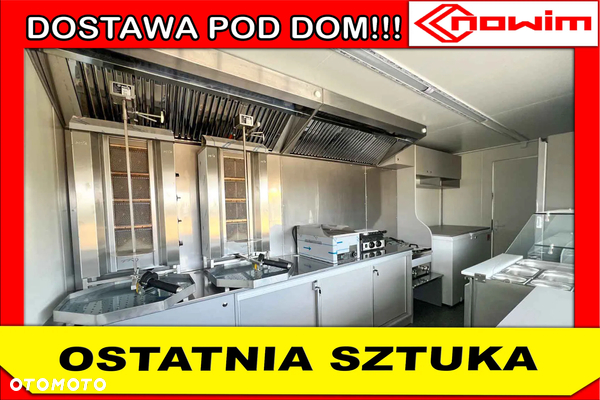 Nowim M.0.18.25.0646/ZT/95 food truck kebab tortilla przyczepka gastronomiczna z wyposażeniem
